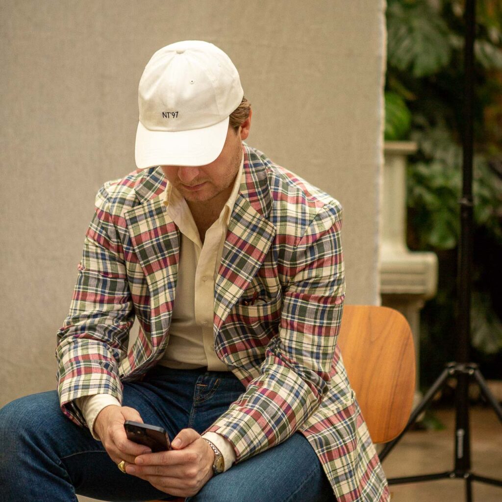 Madras Check Jacket Smart Casual Summer