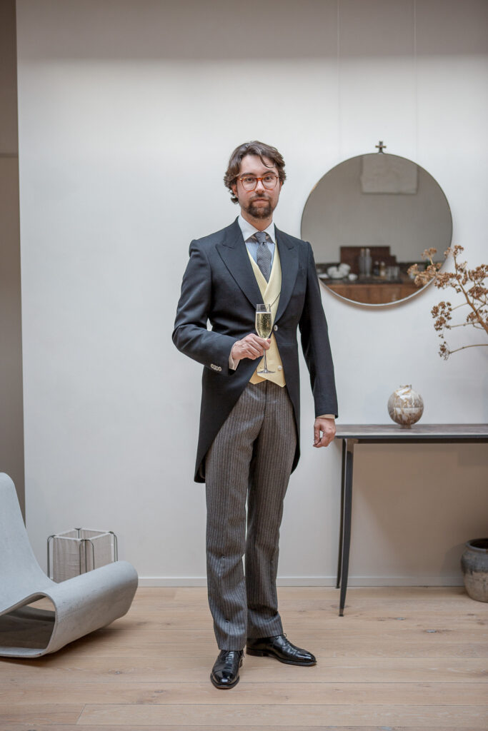 Jacquet met double breasted vest