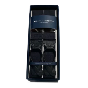 Bretels Black with leather ends