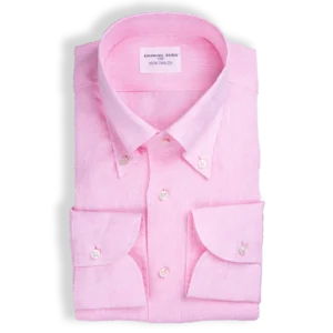 Maathemd linnen roze - Emanuel Berg