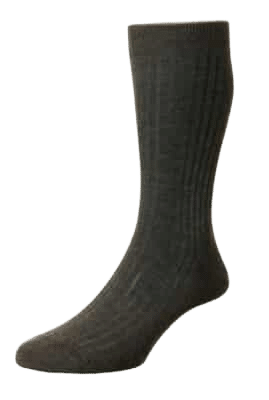 Kousen Bruin Wol/Nylon