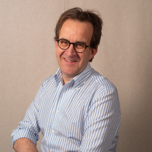 Maathemd Wit Blauw Streep linnen katoen- Stof 3027