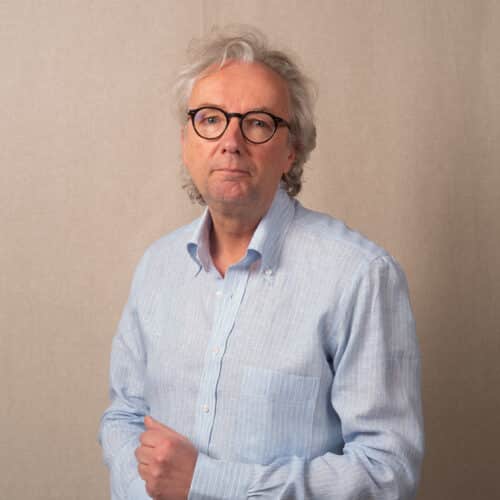 Maathemd Linnen Blauw-Wit Streep Stof 3013