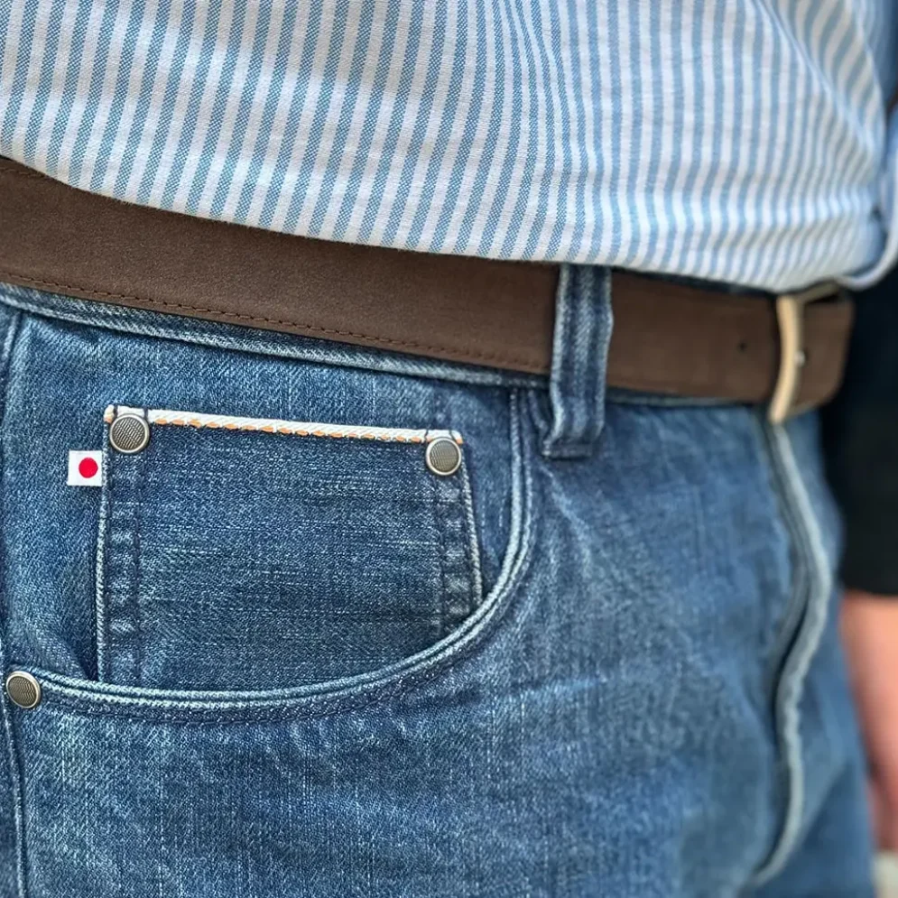 American Oxford shirt en Raw Denim