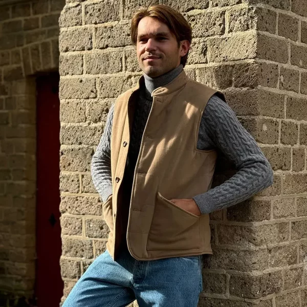 Reversible bodywarmers met coltrui